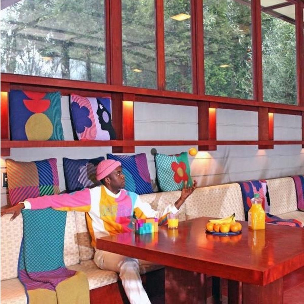 DITTOHOUSE LIFESTYLE PILLOWCASES,TWO, optical movement pillow covers, 18x18